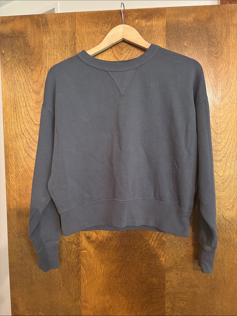 Buck Mason Classic Crewneck Pullover Sweatshirt - Slate Gray